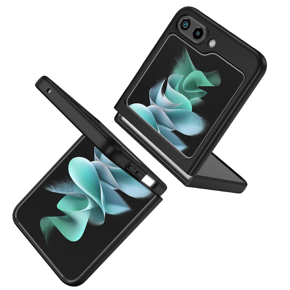 Samsung Galaxy Z Flip 5 Hoesje met magnetische ringhouder zwart