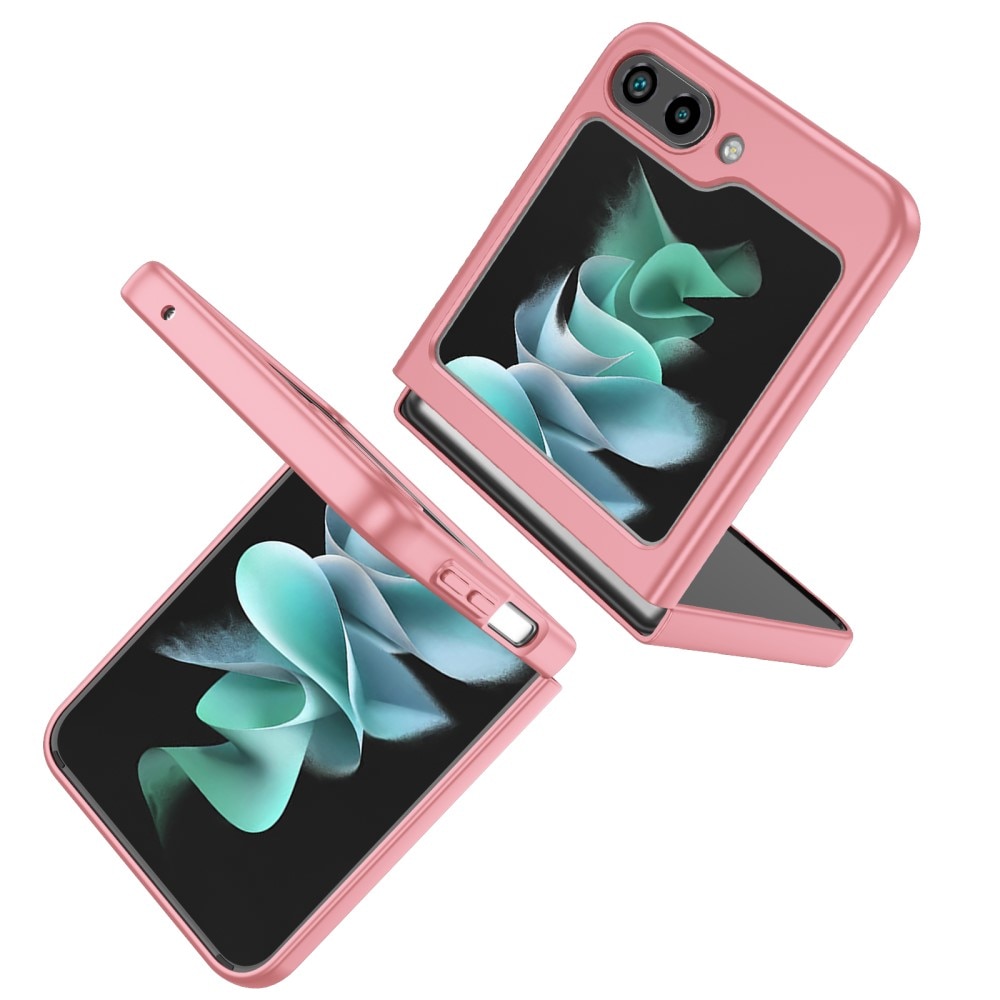 Samsung Galaxy Z Flip 5 Hoesje met magnetische ringhouder roze