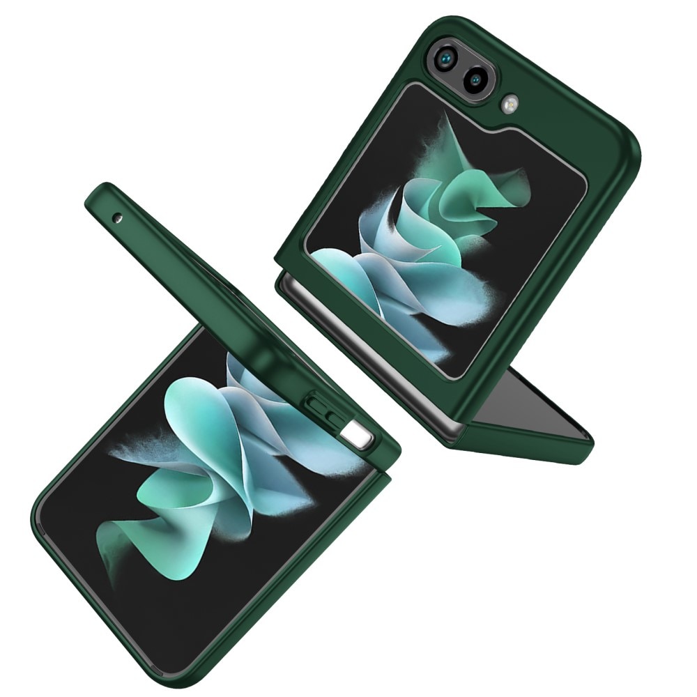 Samsung Galaxy Z Flip 5 Hoesje met magnetische ringhouder groen
