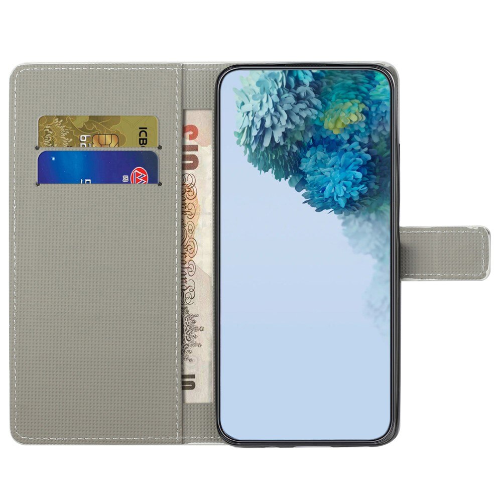 Samsung Galaxy S23 FE Bookcover hoesje zwarte vlinder