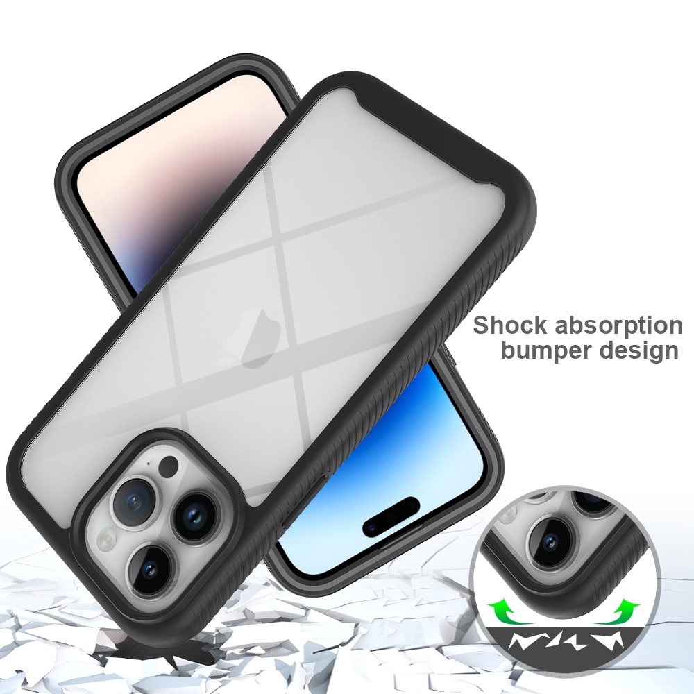 iPhone 15 Pro Full Protection Case zwart