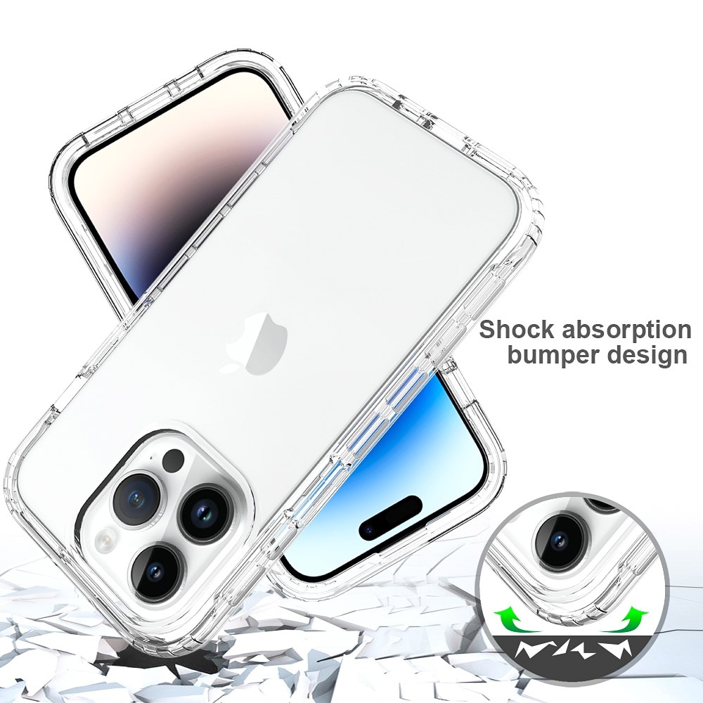 iPhone 15 Pro Full Protection Case transparant