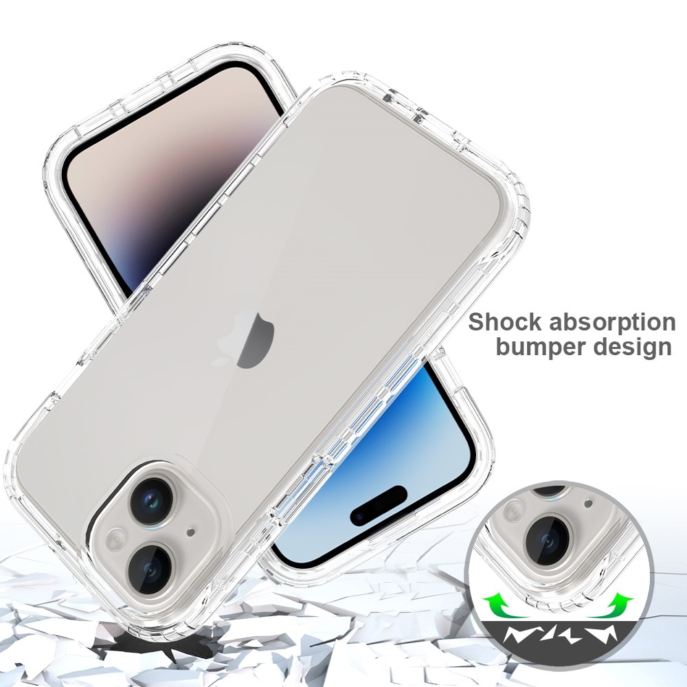 iPhone 15 Full Protection Case transparant