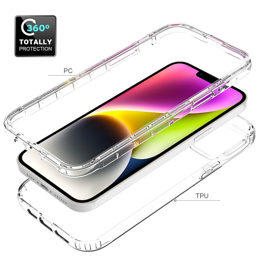 iPhone 15 Plus Full Cover Case transparant