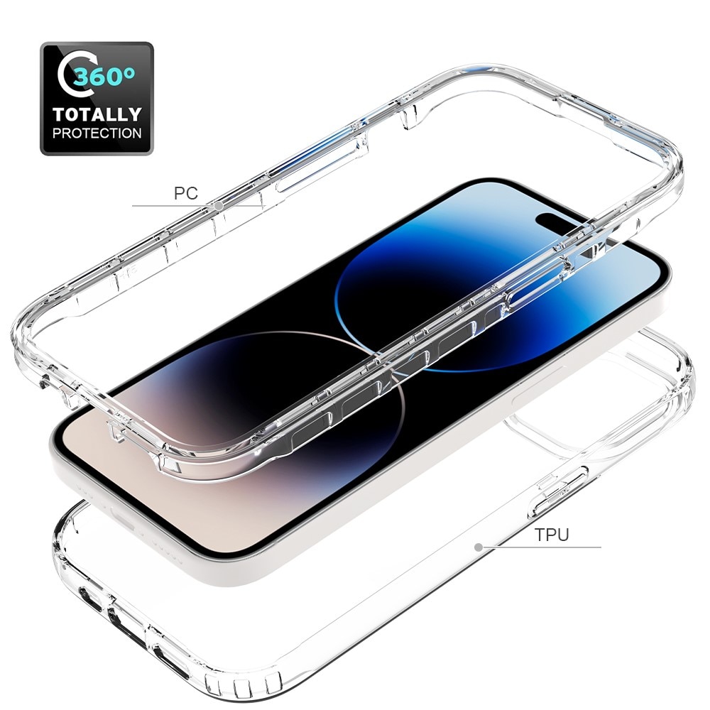 iPhone 15 Full Cover Case transparant