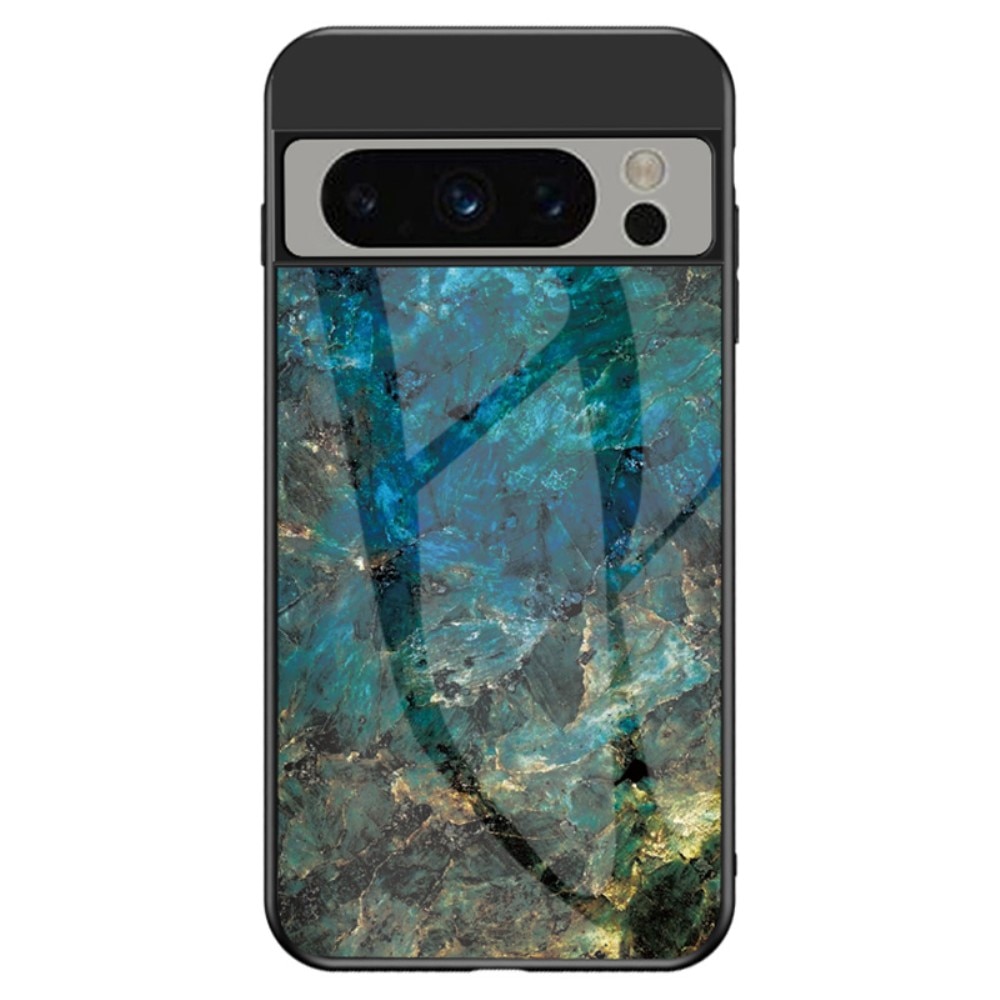 Google Pixel 8 Pro Hoesje Gehard Glas emerald