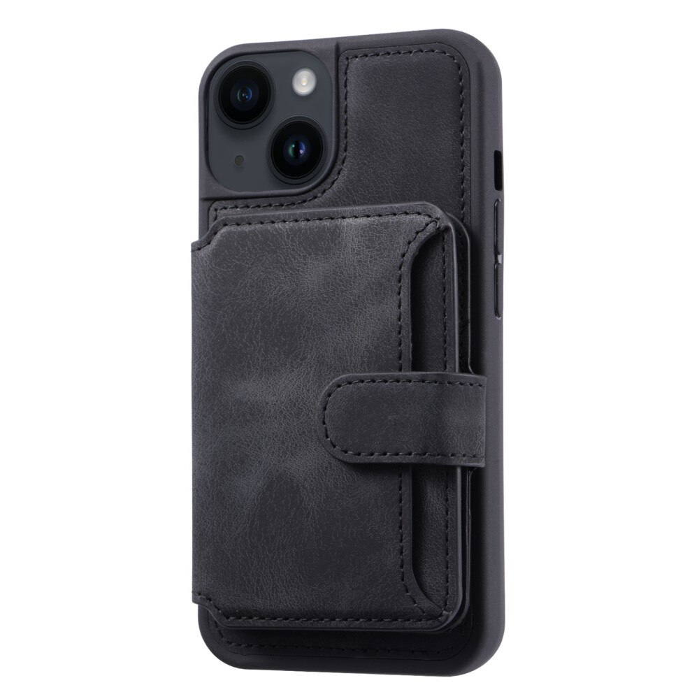 iPhone 15 Plus RFID blocking Multi-slot Hoesje zwart