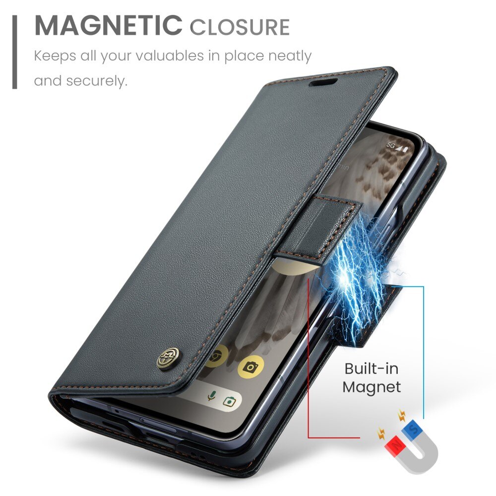 RFID blocking Slim Bookcover hoesje Google Pixel Fold zwart