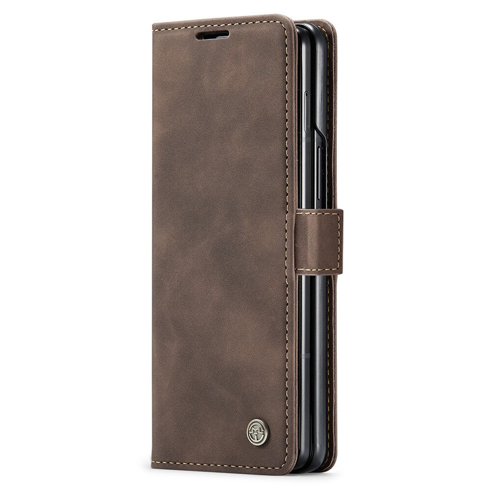 Slim Bookcover hoesje Samsung Galaxy Z Fold 5 bruin