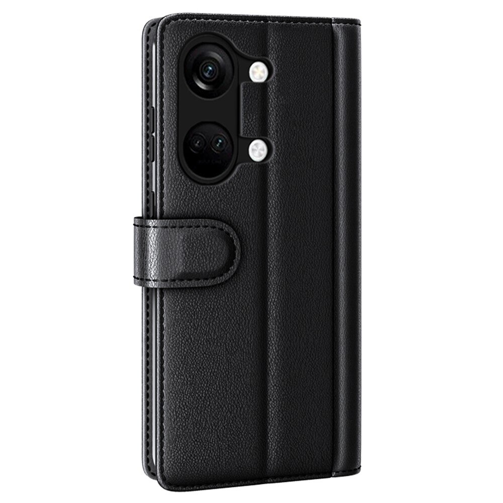 OnePlus Nord 3 Leren hoesje Zwart