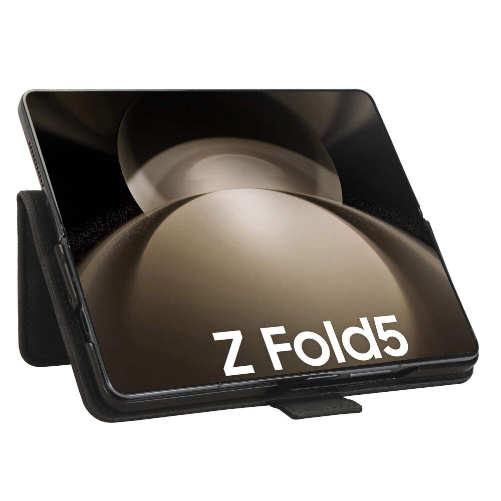 Samsung Galaxy Z Fold 5 Multi Portemonnee hoesje met penhouder zwart