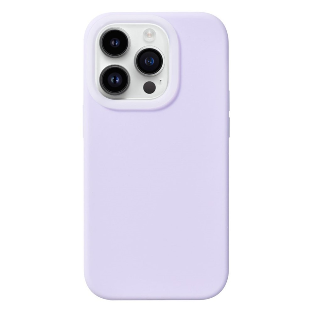 Siliconen hoesje Jelly iPhone 15 Pro Max paars