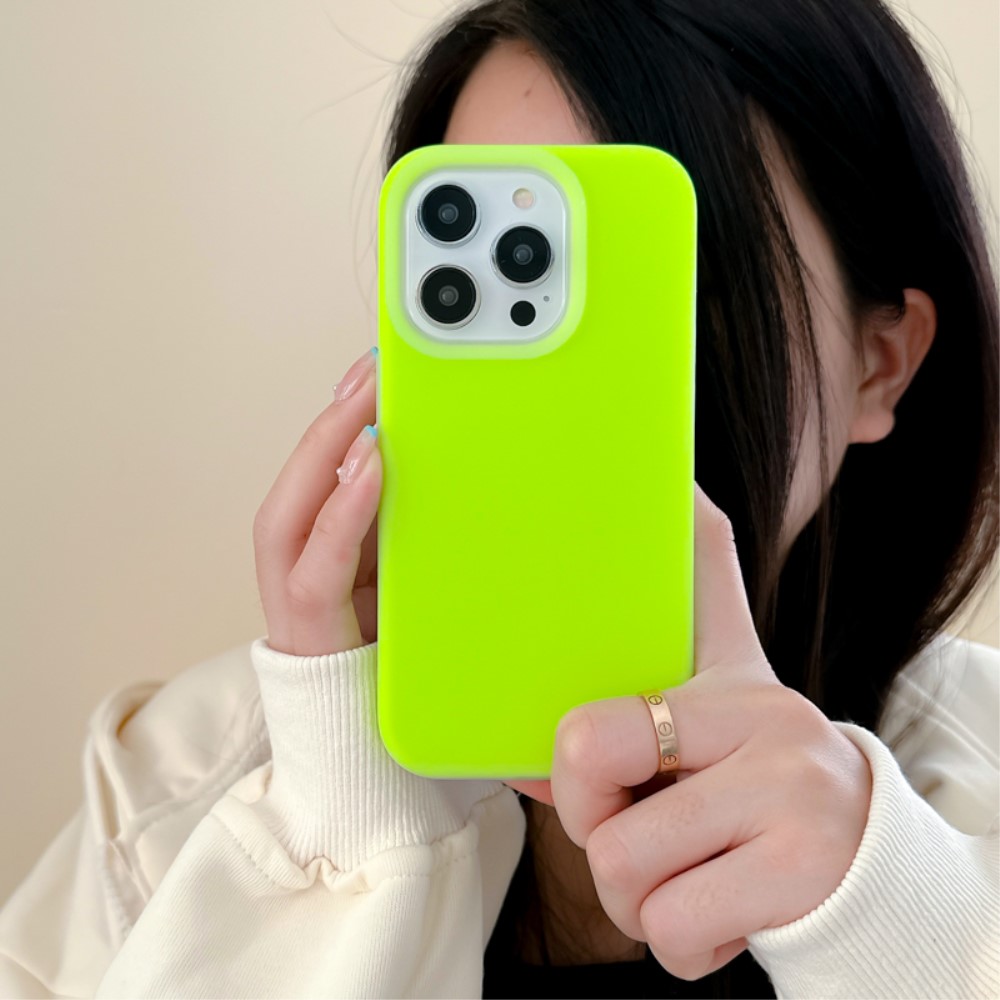 Siliconen hoesje Jelly iPhone 15 Pro groen