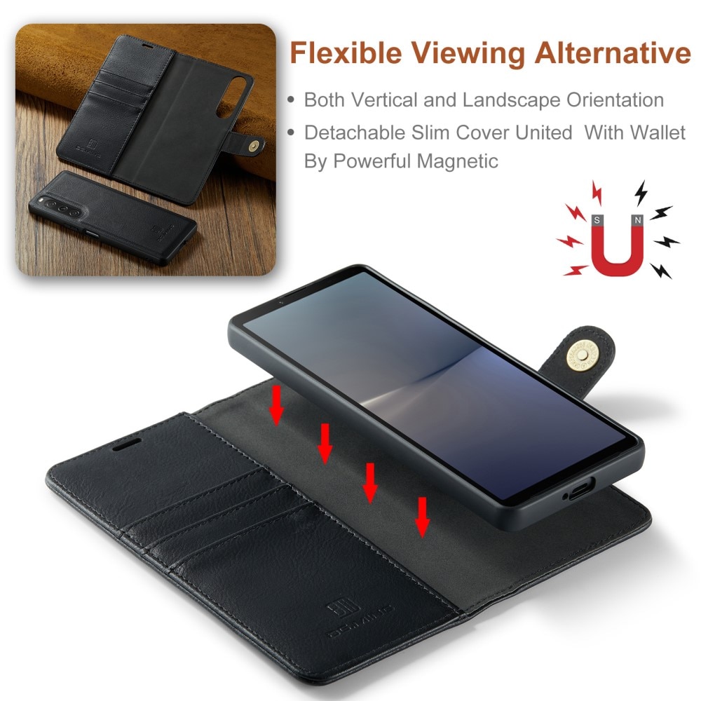 Magnet Wallet Sony Xperia 10 V Black