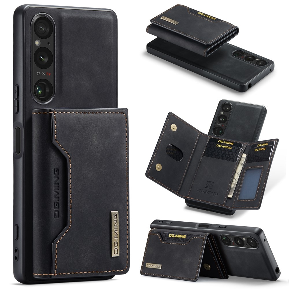 Magnetic Card Slots Case Sony Xperia 1 V Black