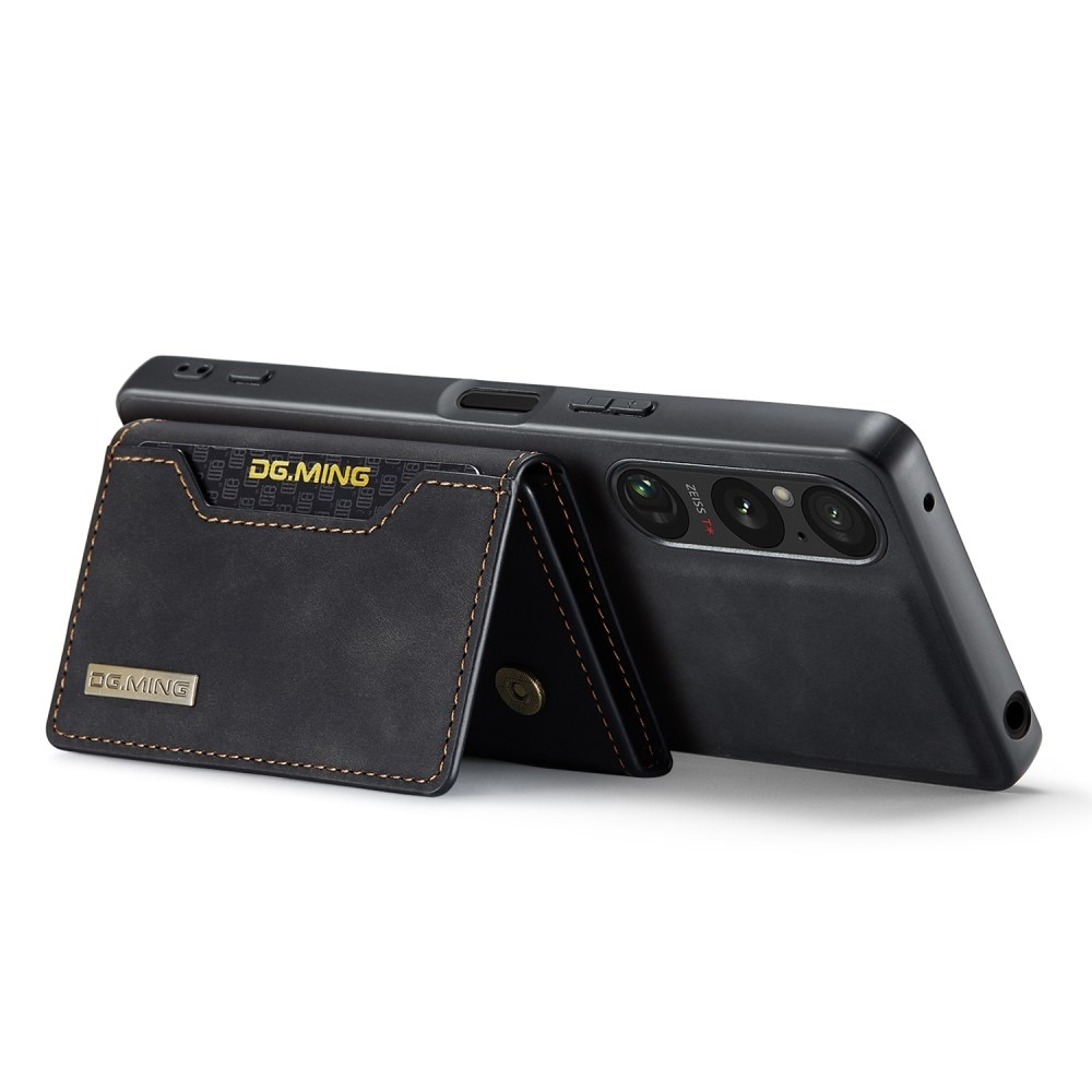 Magnetic Card Slots Case Sony Xperia 1 V Black