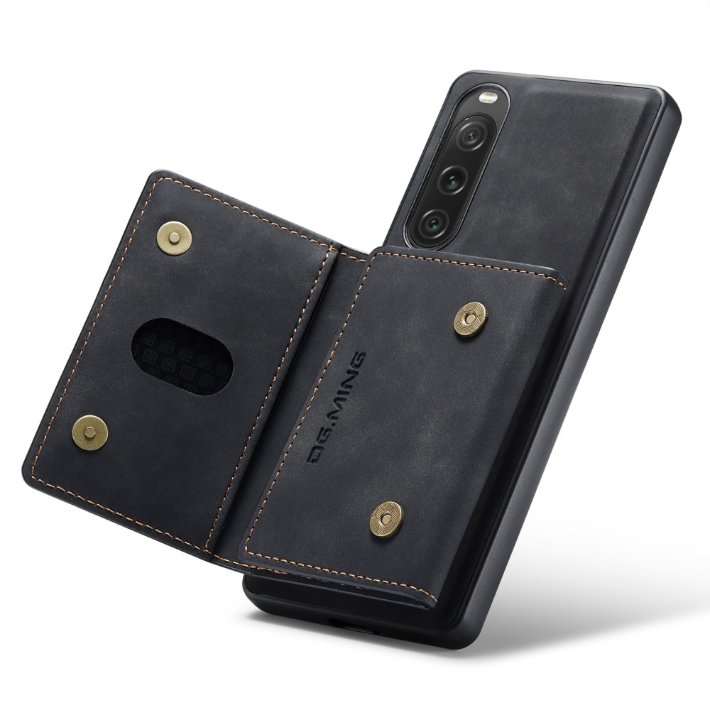 Magnetic Card Slots Case Sony Xperia 10 V Black