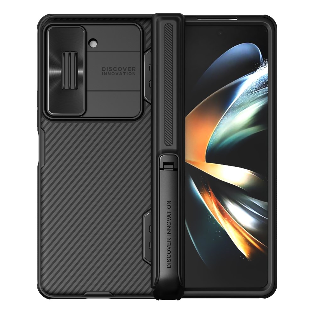 Nillkin Fold Hoesje met Camera Protector en Kickstand Samsung Galaxy Z Fold 5 zwart