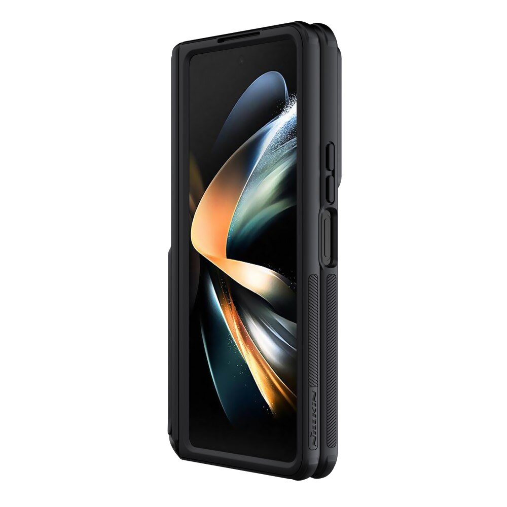 Nillkin Fold Hoesje met Camera Protector en Kickstand Samsung Galaxy Z Fold 5 zwart