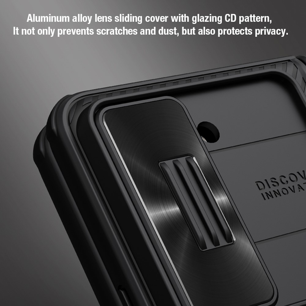 Nillkin Fold Hoesje met Camera Protector en Kickstand Samsung Galaxy Z Fold 5 zwart