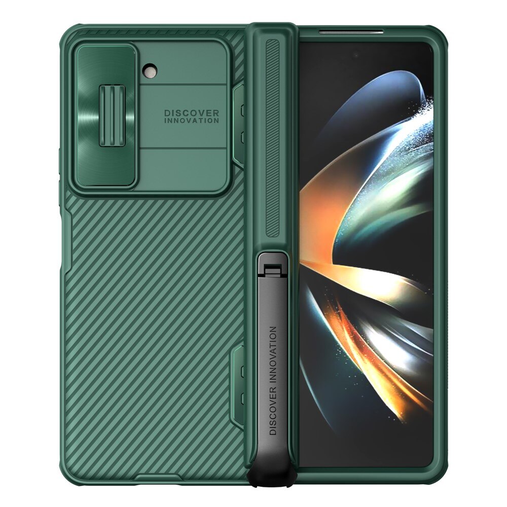 Nillkin Fold Hoesje met Camera Protector en Kickstand Samsung Galaxy Z Fold 5 groen