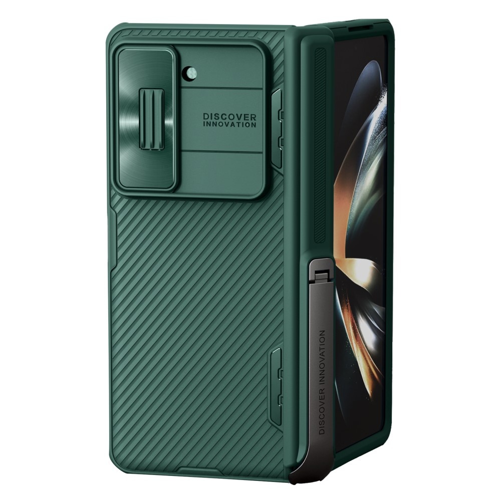 Nillkin Fold Hoesje met Camera Protector en Kickstand Samsung Galaxy Z Fold 5 groen