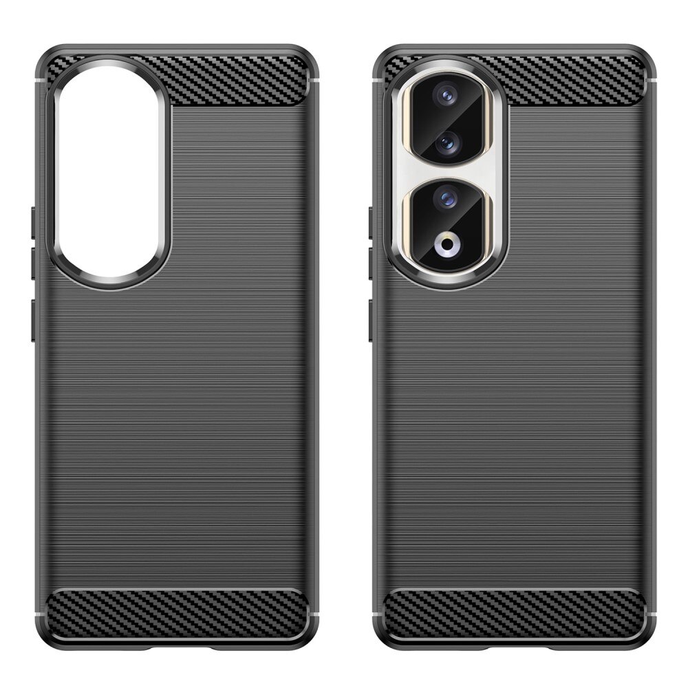 Hoesje TPU Brushed  Honor 90 Pro Zwart