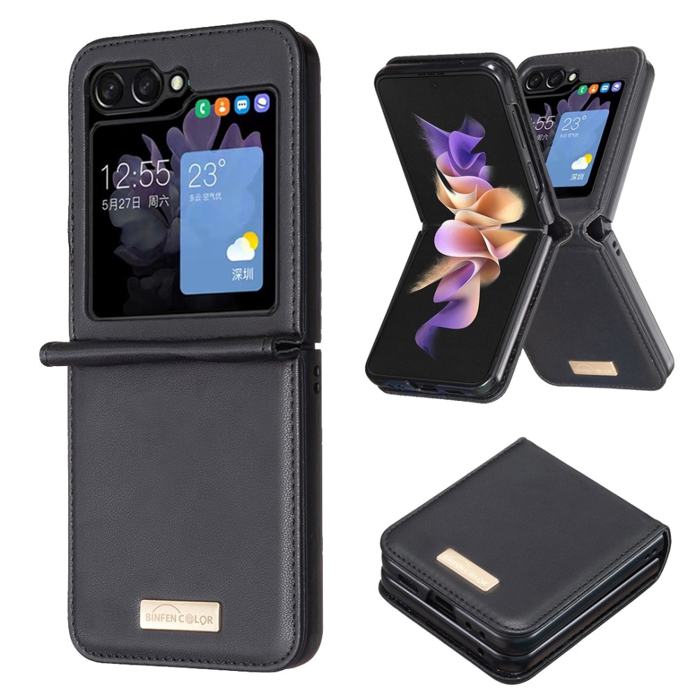 Samsung Galaxy Z Flip 5 Bookcover hoesje zwart