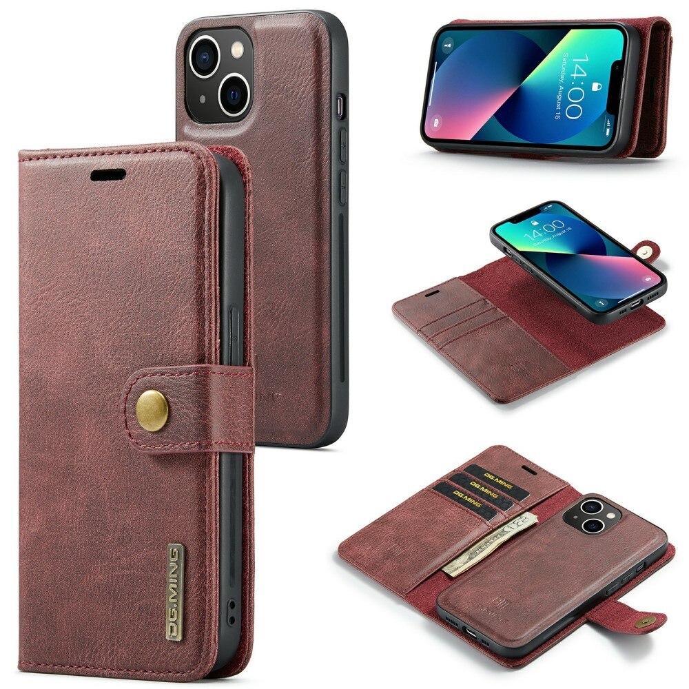 Magnet Wallet iPhone 15 Plus Rood
