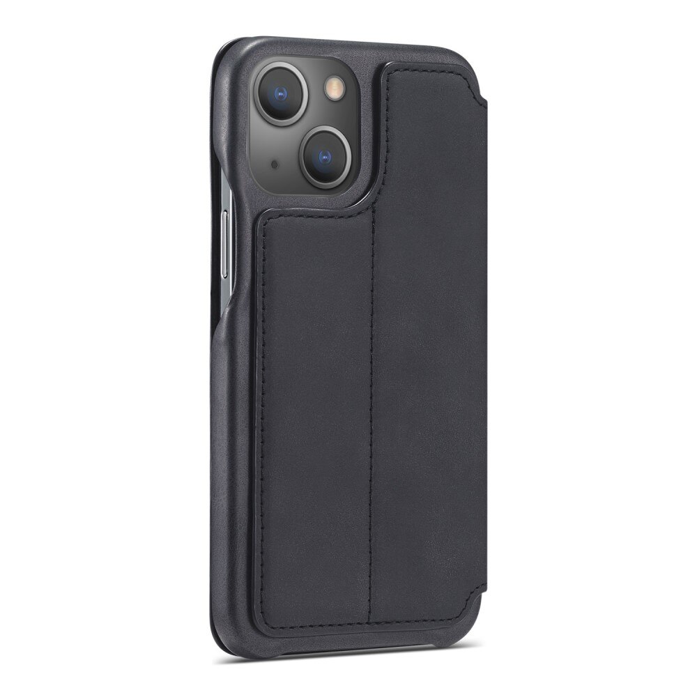 Slim Bookcover hoesje iPhone 15 Plus zwart