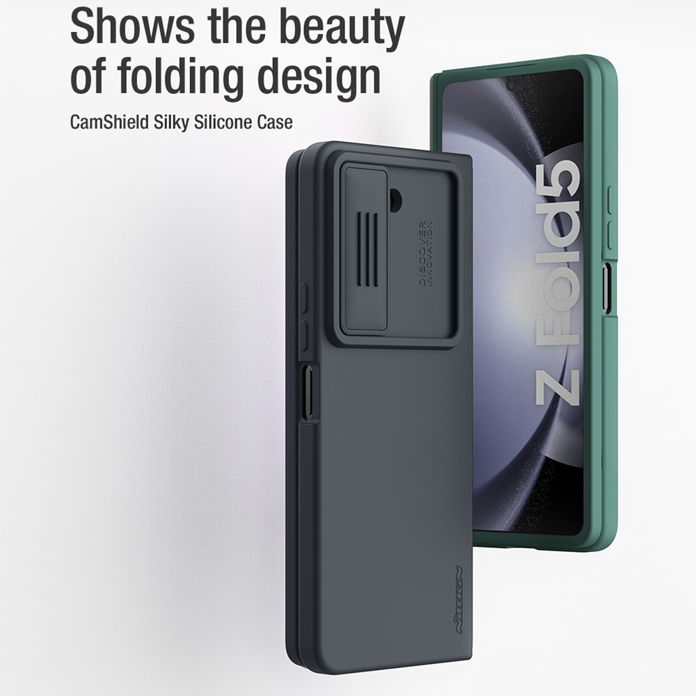 Soft CamShield Case Samsung Galaxy Z Fold 5 zwart