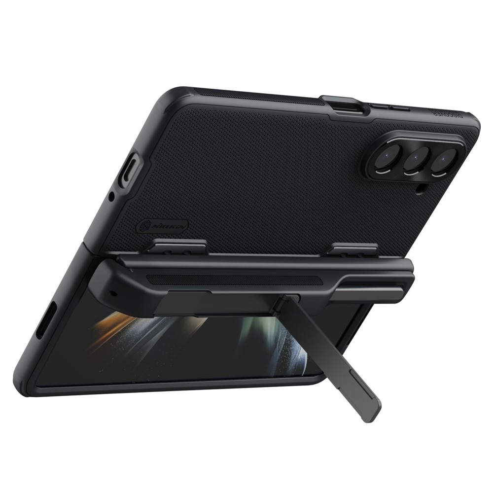 Super Frosted Shield Fold with Pen Slot Samsung Galaxy Z Fold 5 zwart
