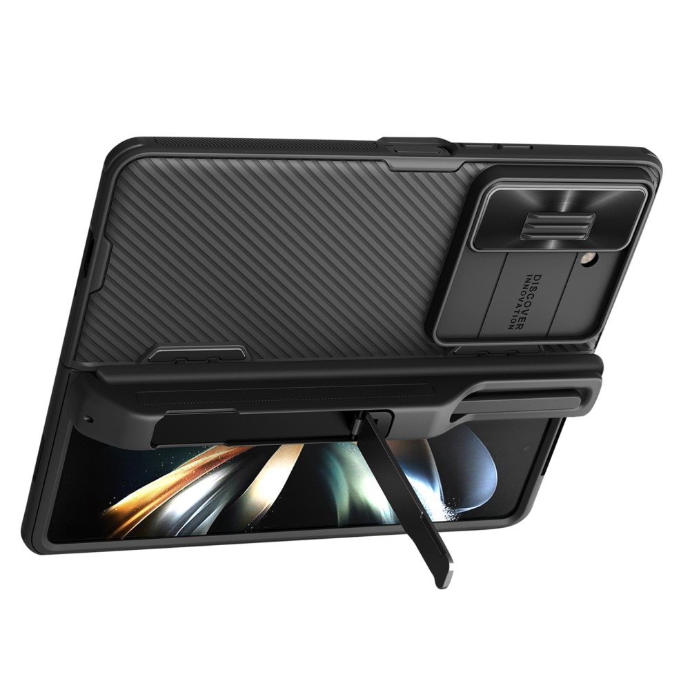 Nillkin Fold Hoesje met Camera Protector Samsung Galaxy Z Fold 5 zwart