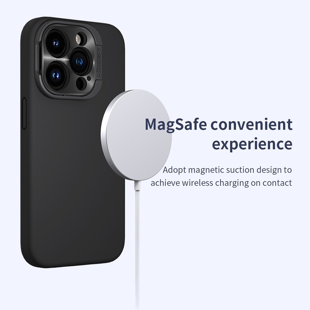 Soft LensWing MagSafe Case iPhone 15 Pro Max zwart