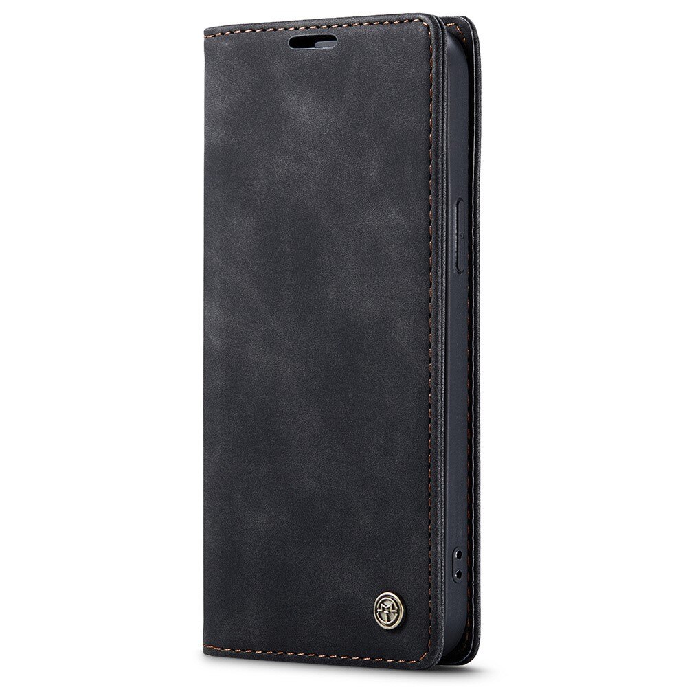 Slim Bookcover hoesje iPhone 15 Pro zwart