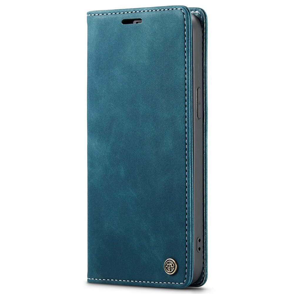 Slim Bookcover hoesje iPhone 15 Pro Max blauw