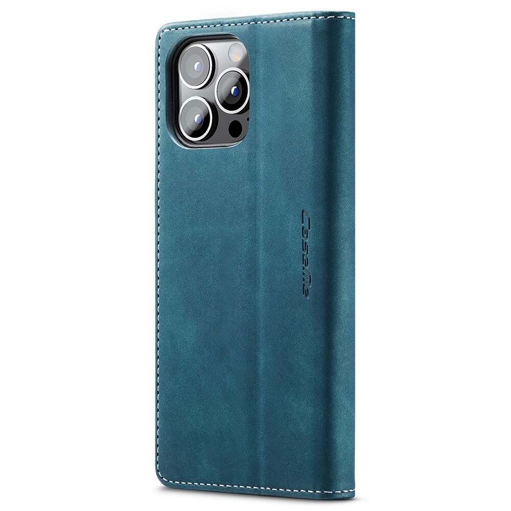 Slim Bookcover hoesje iPhone 15 Pro Max blauw