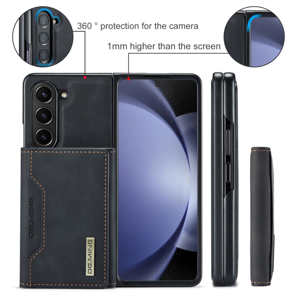 Magnetic Card Slots Case Samsung Galaxy Z Fold 5 Black