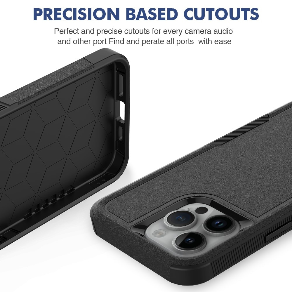 iPhone 15 Pro Max Off-road Hybridcase zwart