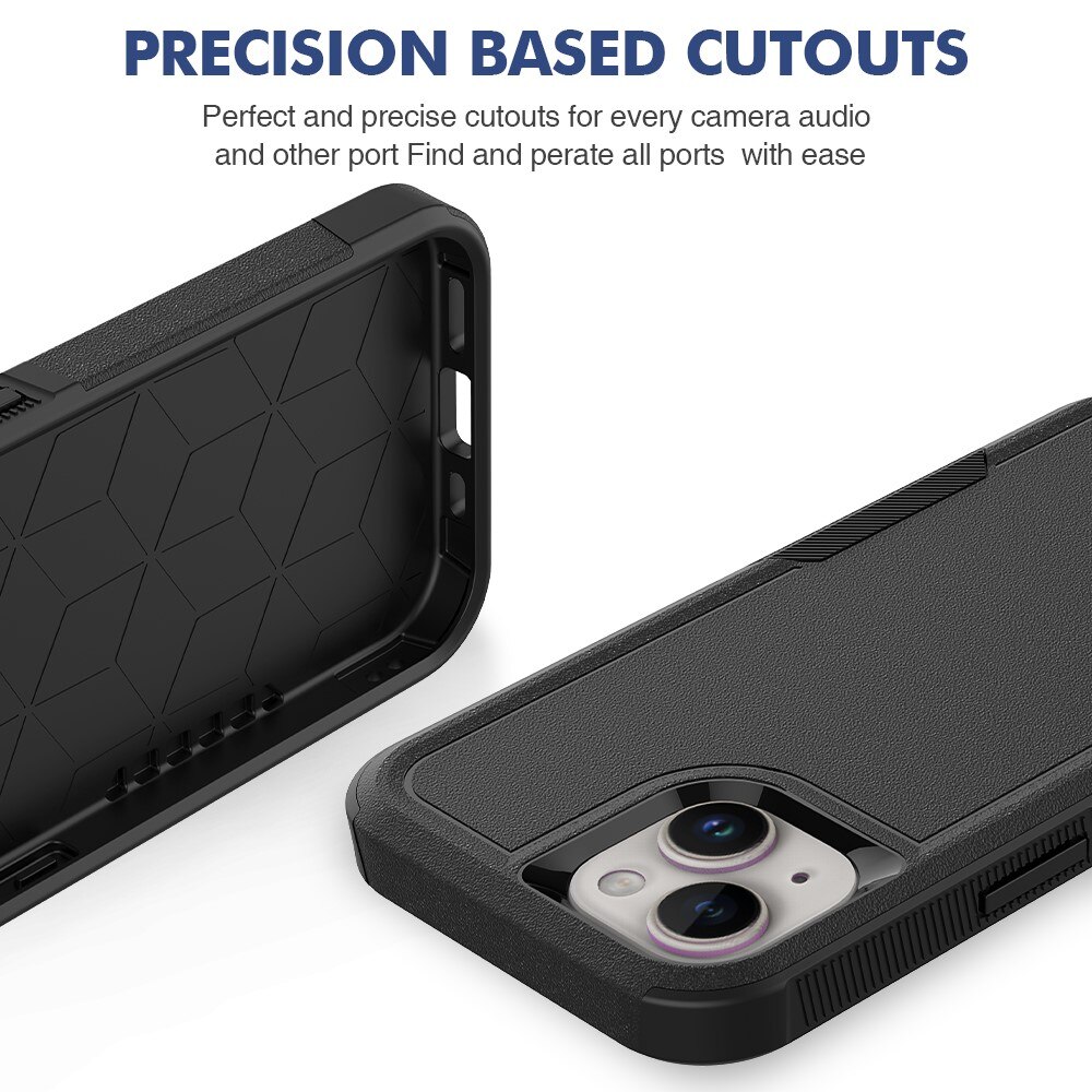 iPhone 15 Off-road Hybridcase zwart