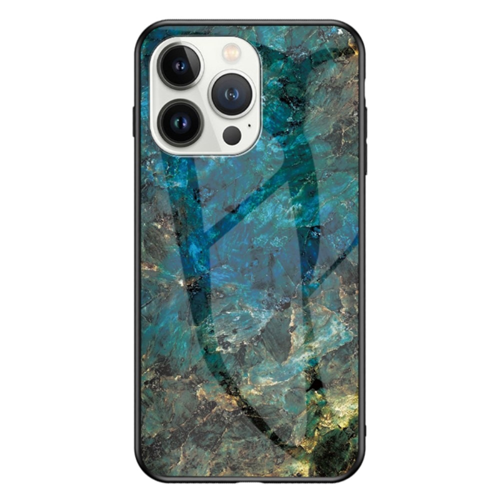 iPhone 15 Pro Max Hoesje Gehard Glas emerald