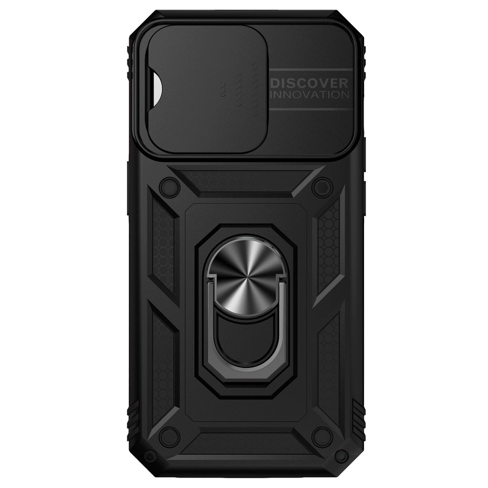 iPhone 15 Pro Max Hybridcase Ring+Camera Protector zwart
