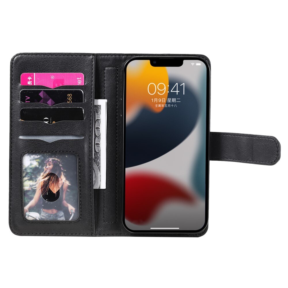 iPhone 15 Smartphonehoesje Multi-slot, zwart