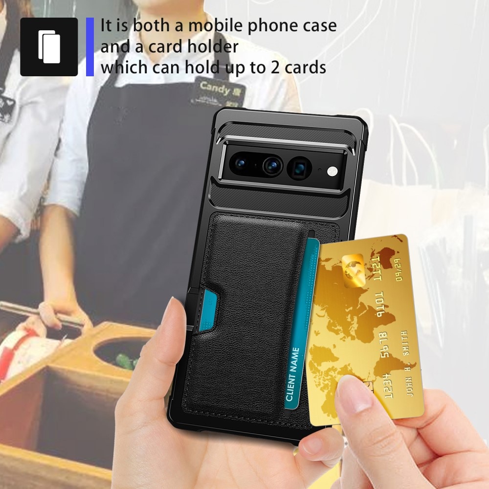 Google Pixel 8 Pro Tough Card Case zwart