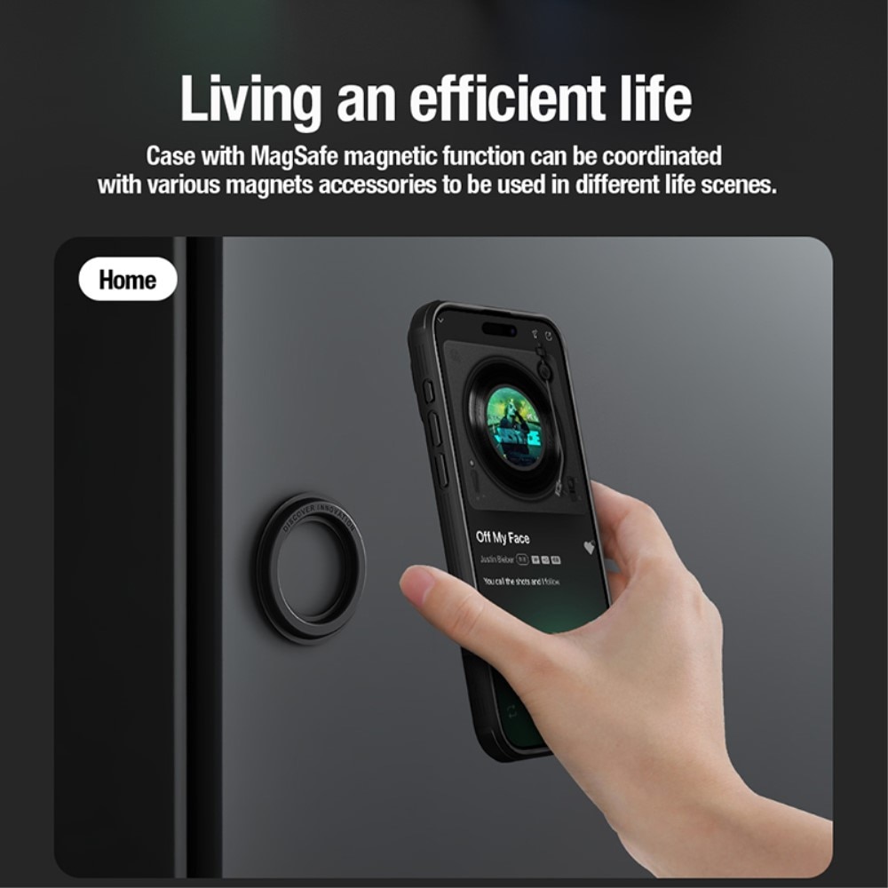 CamShield Magnetic Hoesje iPhone 15 zwart
