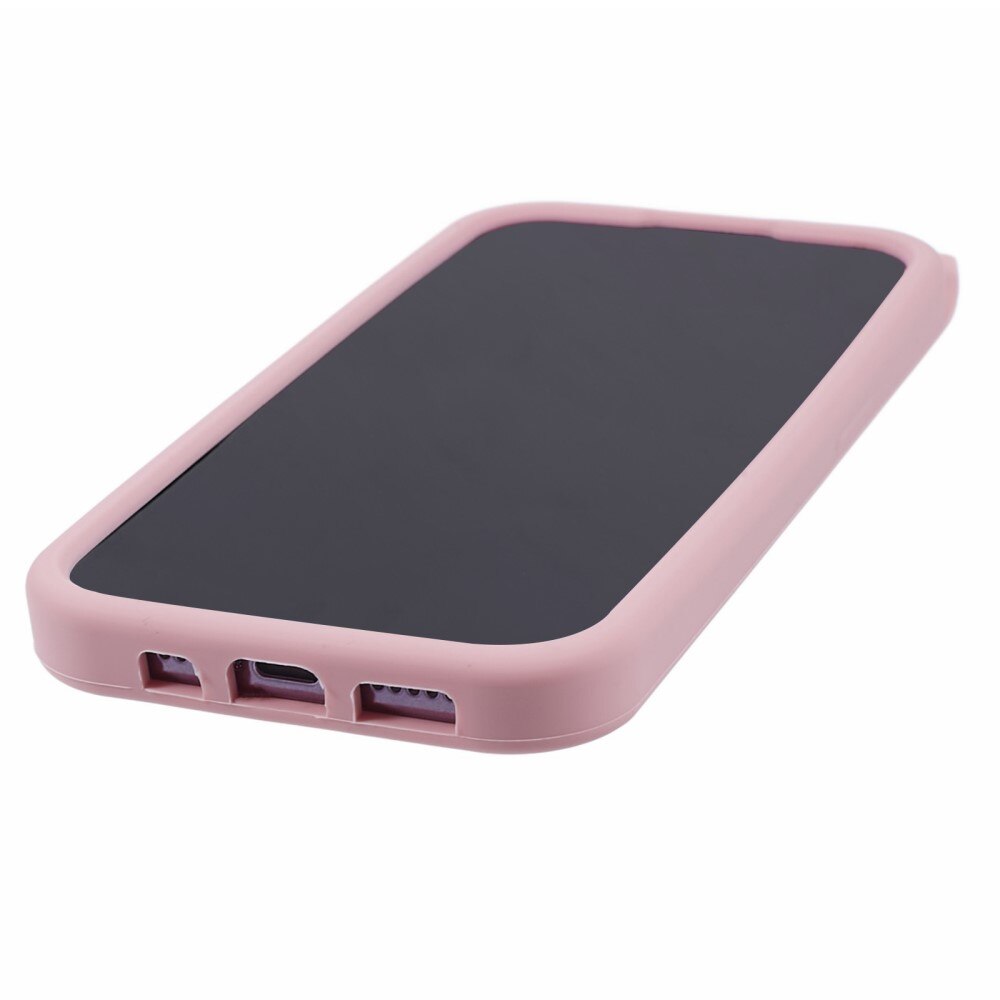 Siliconen hoesje Kat iPhone 14 Pro roze