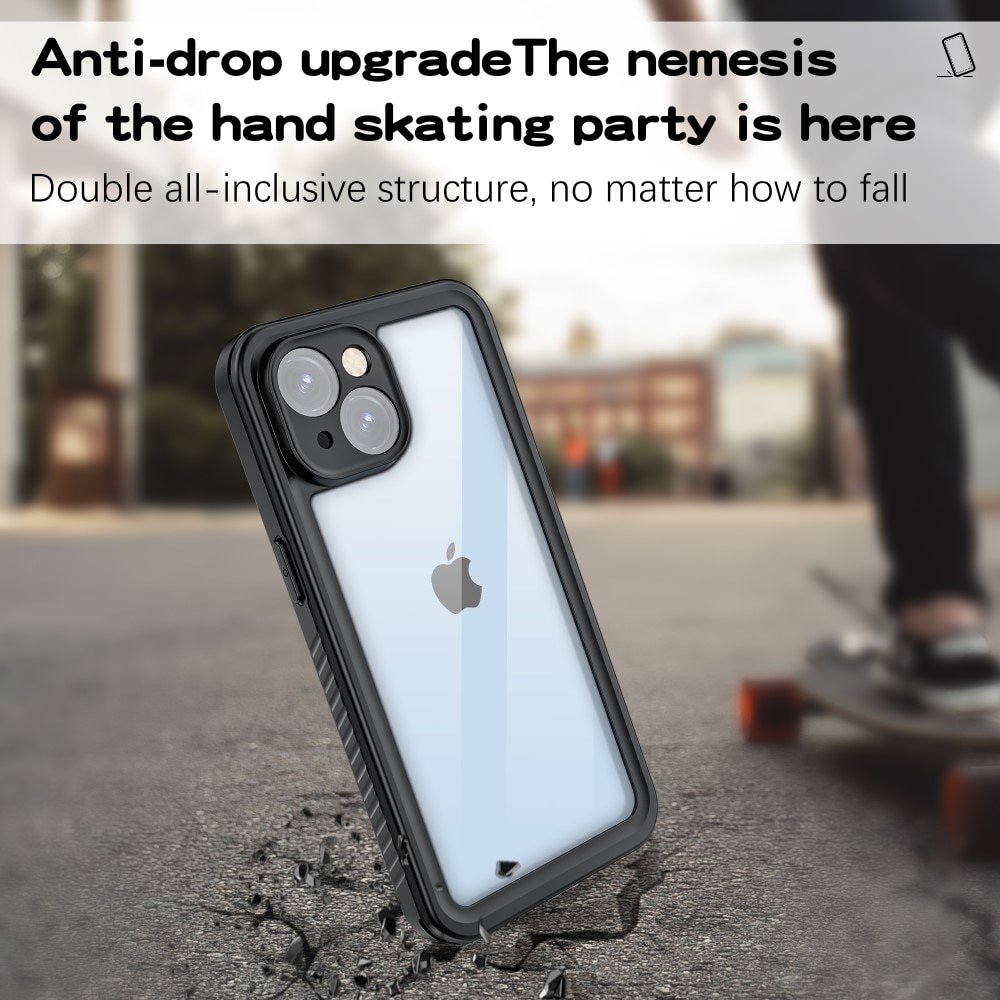 iPhone 15 Waterdichte Case transparant