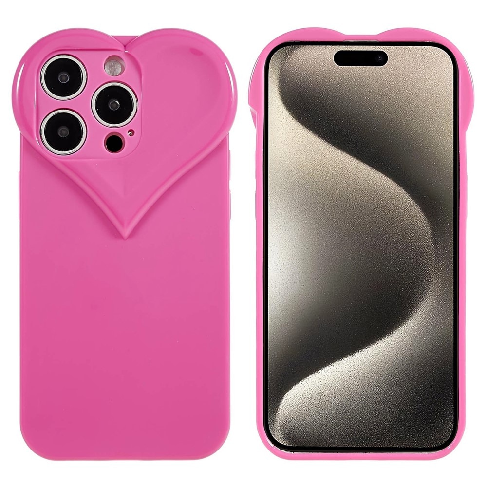 iPhone 15 Pro TPU Case Hart roze