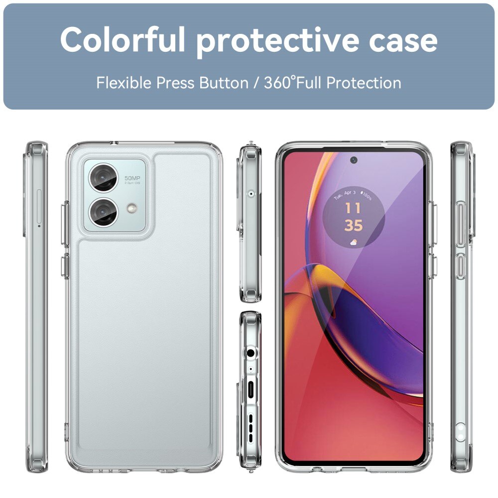 Crystal Hybrid Case Motorola Moto G84  transparant