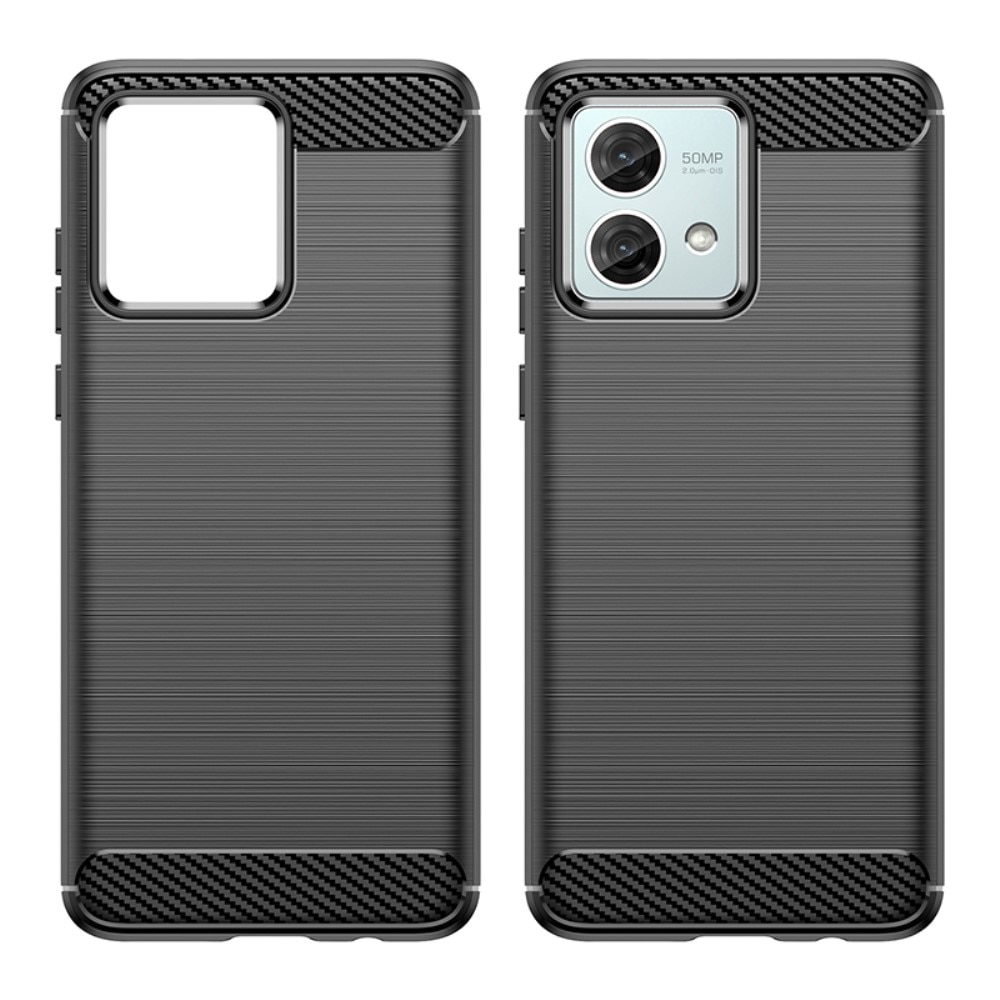 Hoesje TPU Brushed Motorola Moto G84 Zwart